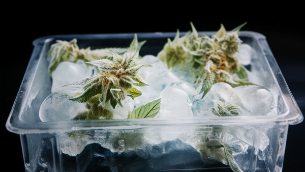 Freezing Cannabis buds
