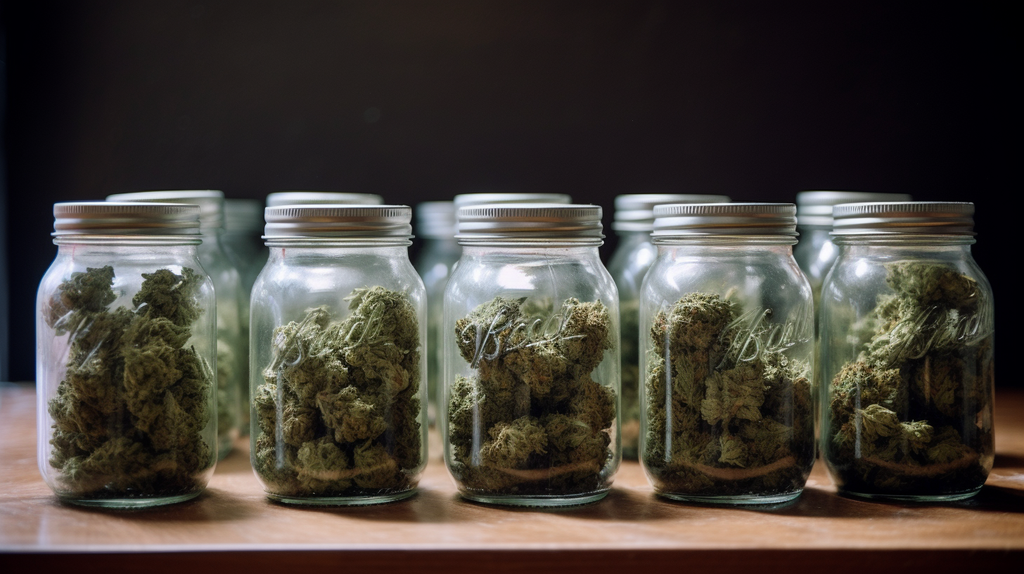 mason jar weed