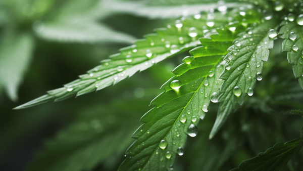 Marijuana leaf humidity