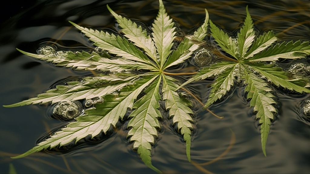 Marijuana leaf