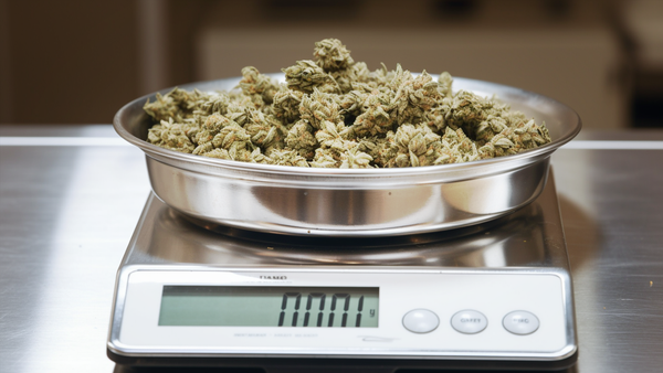 Weighing Marijuana