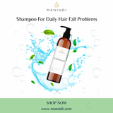 Manindi Herbal Shampoo | Daily Hair Fall Shampoo | Hair Fall Control |Paraben Free | DHT Blocker promotes Hair Growth 200ML