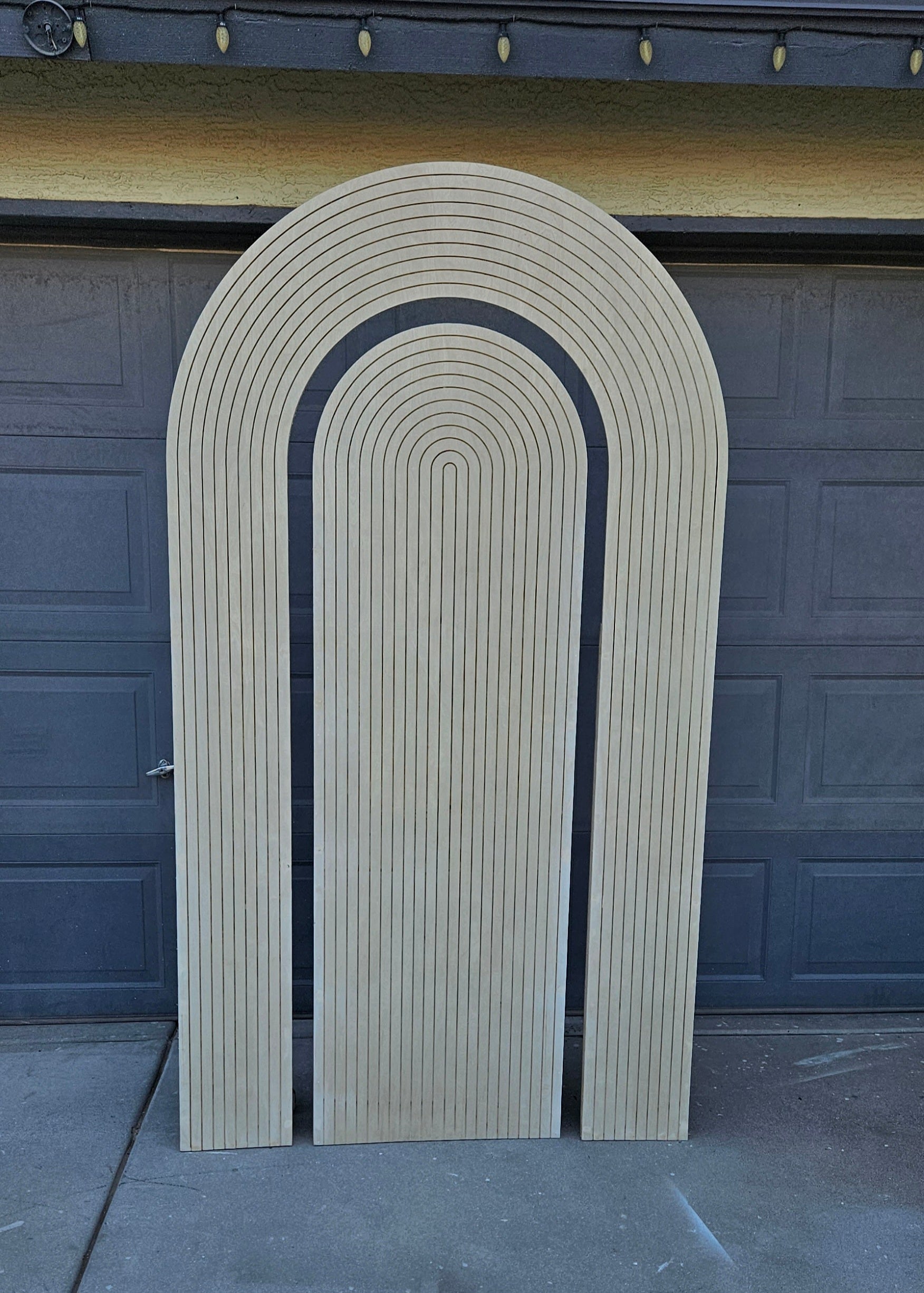 Backdrop - 2D ripple arch + panel