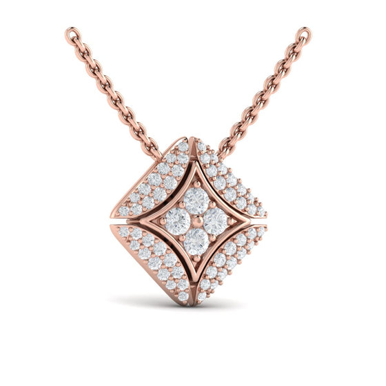 Vlora Star Diamond Cluster Pendant Necklace – Huffords Jewelry