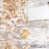 collier avec citrine, bijoux de mariage, bijoux de mariage