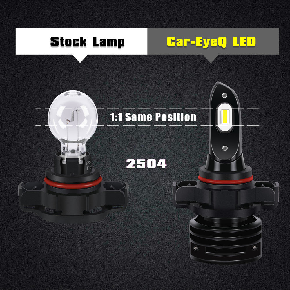 Car-EyeQ-PSX24W-2504-LED-fog-lights-bulbs-spec-halogen-lamp-12V