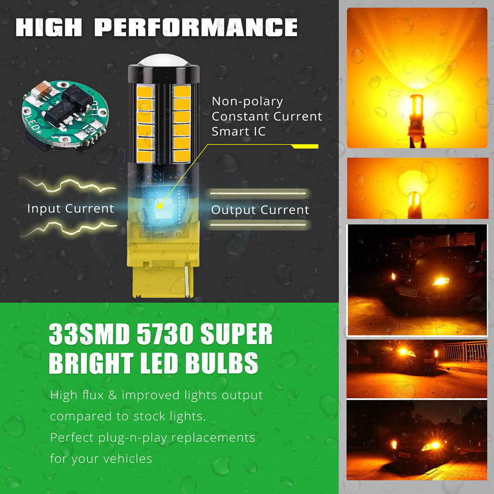 WTY21W-led-bulb-super-bright-amber-yellow-turn-signal-lights-12v-lamps