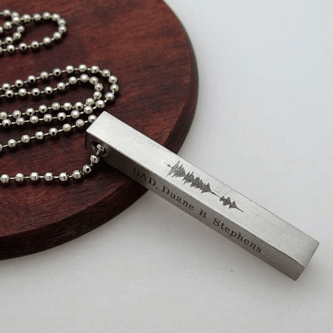 Engraving Ideas for Name Bar necklace