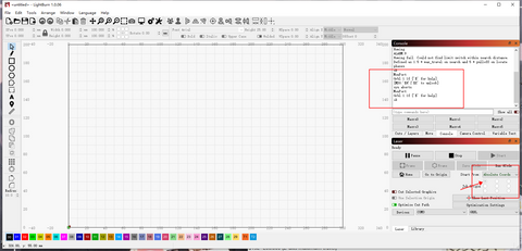 Monport board connect to lightburn software