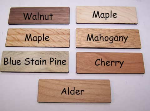 types of wood for laser wood engraving