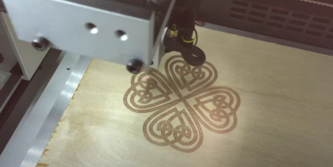 laser engraved wooden coaster