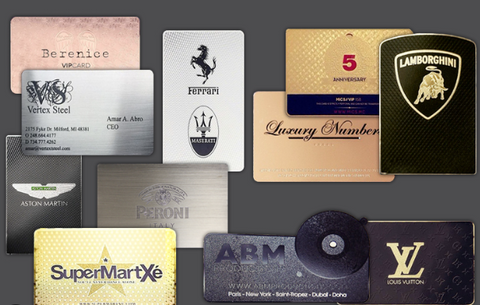 laser engraving metal business cards