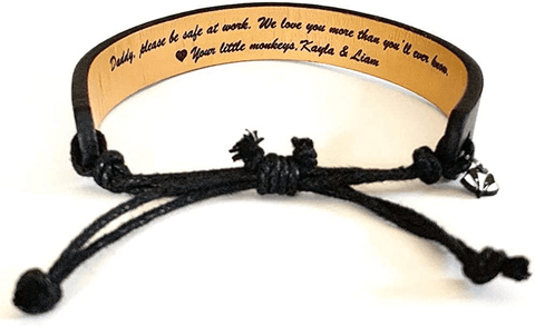 Engraving Ideas for Leather Bracelets