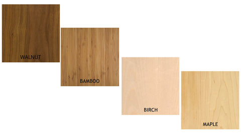 Solid Wood Panels for laser engraving and laser cutting