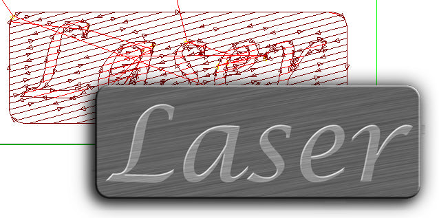 laser hatching pattern