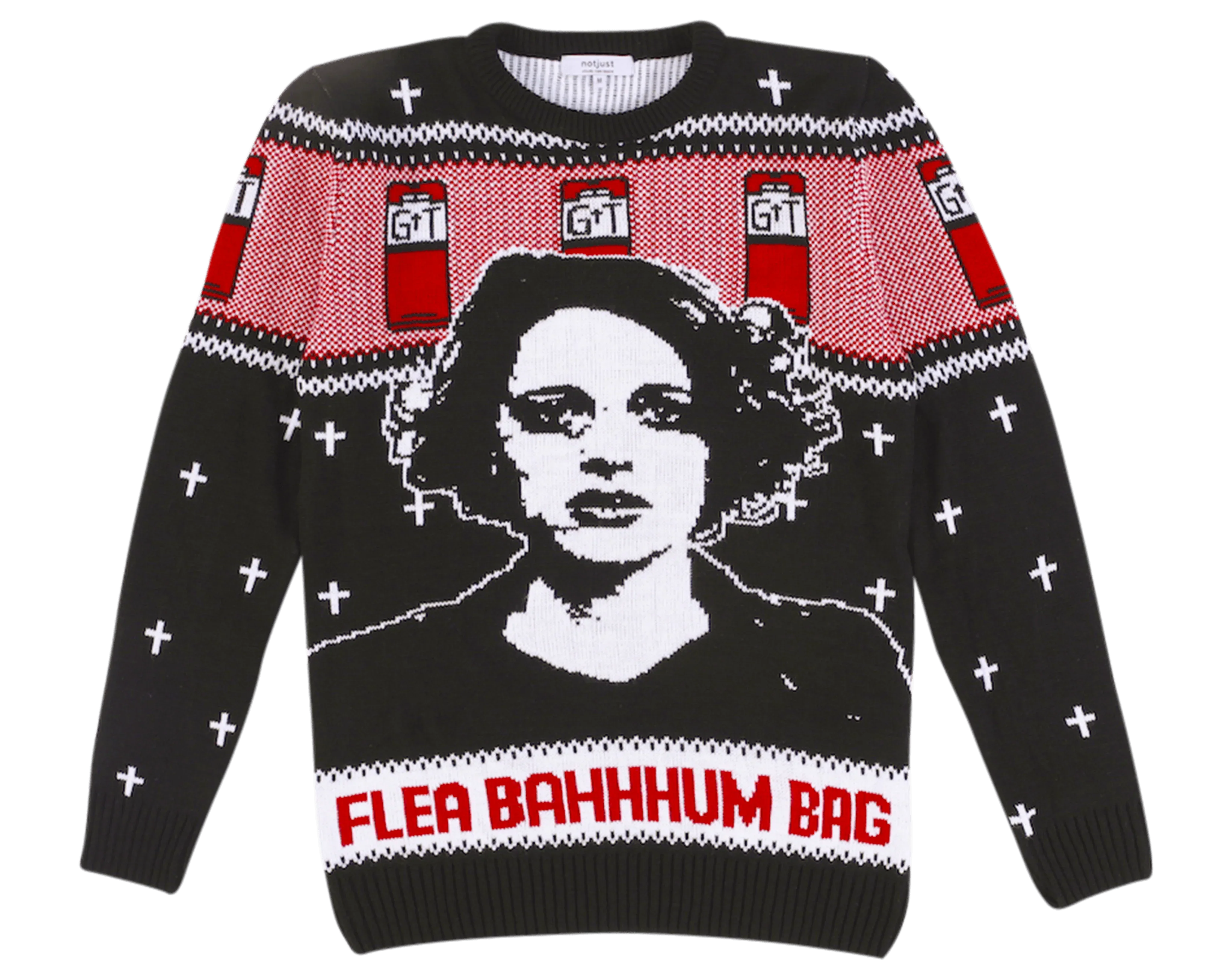 Flea-bahum-bag Knitted Christmas Jumper