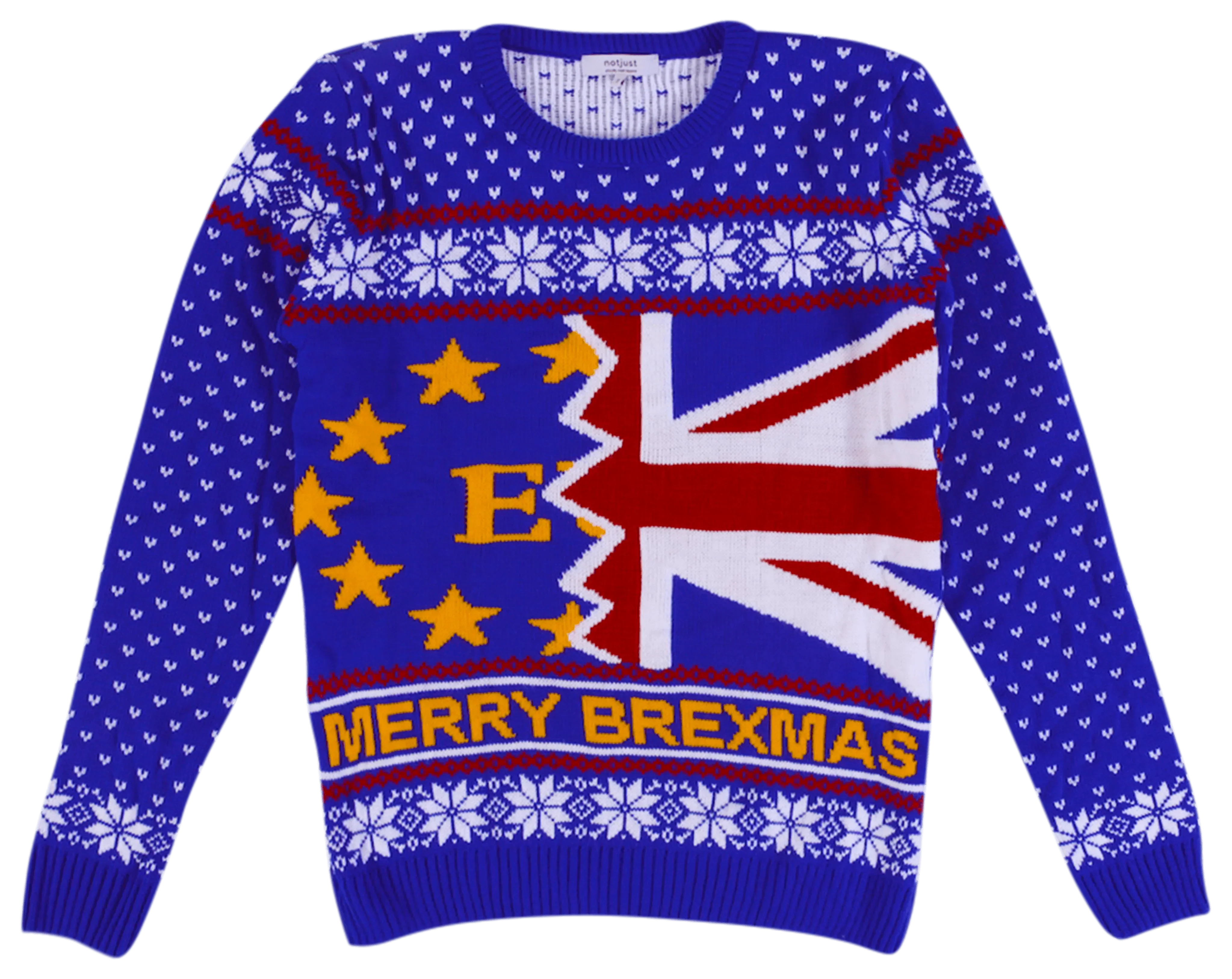 Brexit Knitted Christmas Jumper