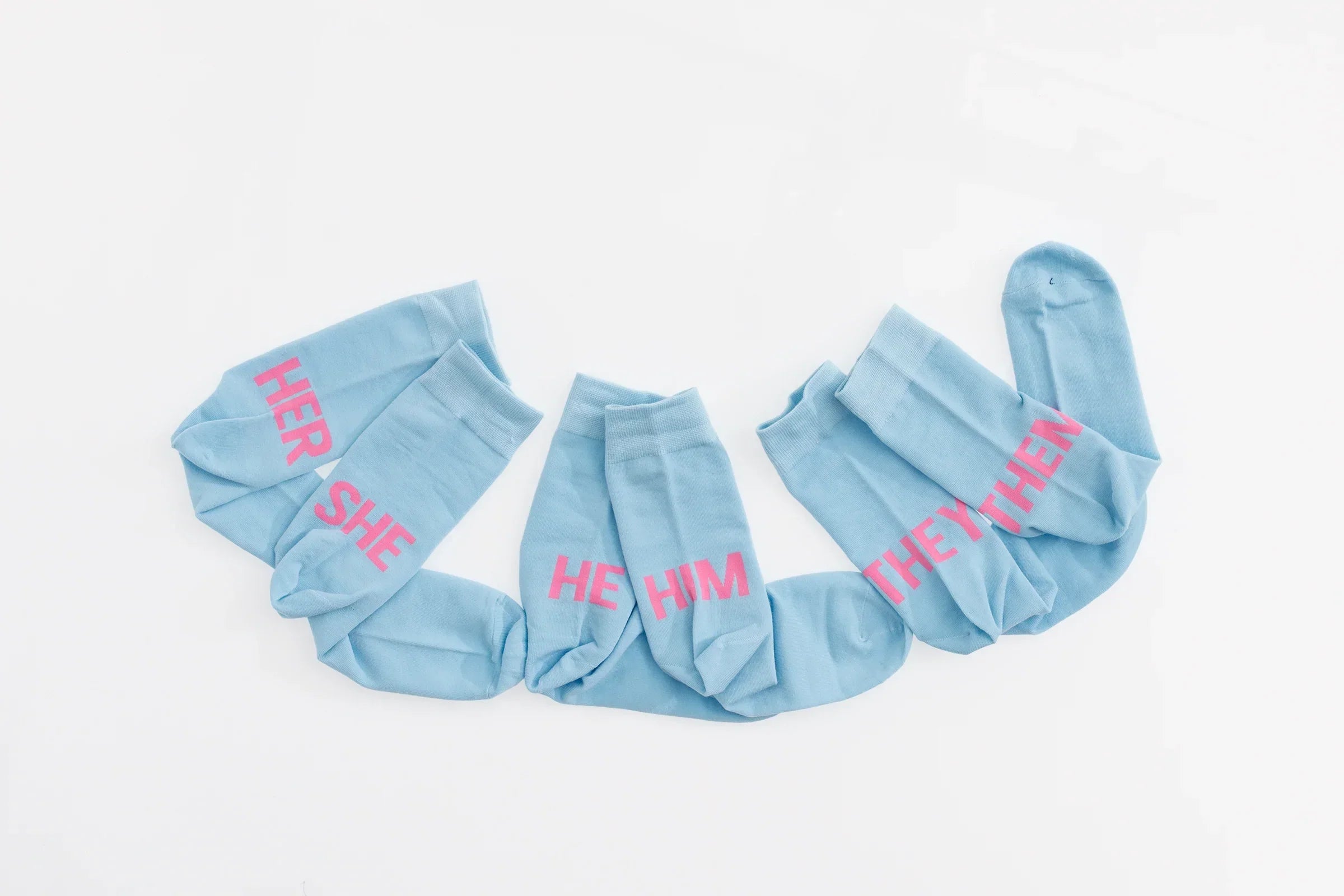 Gender Pronoun Socks - Bundle of 3