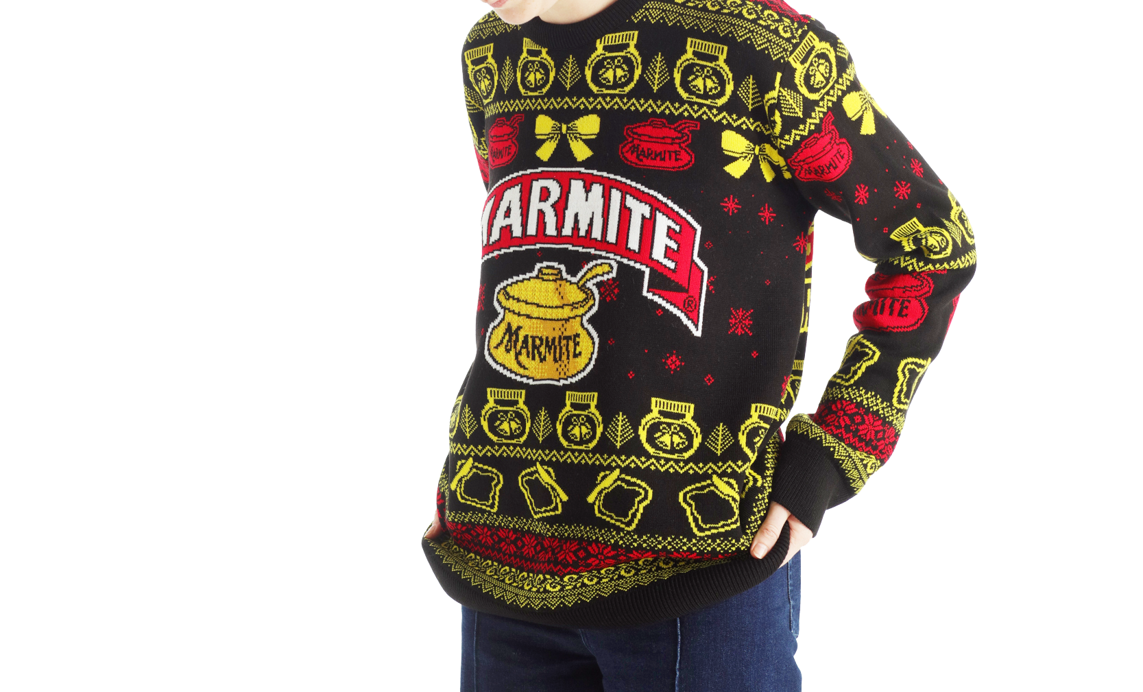 Marmite® Official Knitted Christmas Jumper