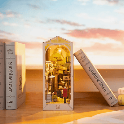 Time Travel Book Nook Shelf Insert