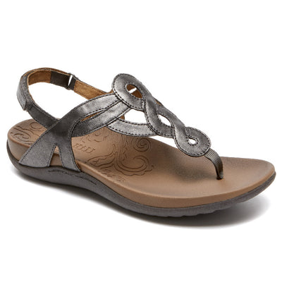 락포트 Rockport Womens Ramona Sandal,PEWTER