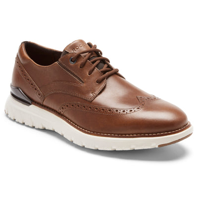 락포트 옥스포드 Rockport Mens Total Motion Sport Wingtip,HAZELNUT