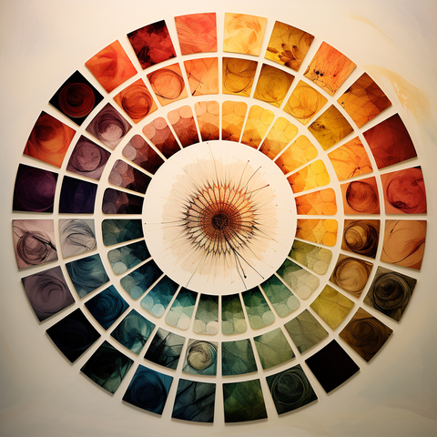 Artistic color wheel