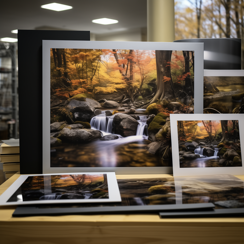 Example of prints in multiple sizes - nature scene - giclée prints