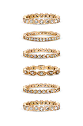 Rings Sets – Effortlessly Mix & Match Gold Ring Sets for Women