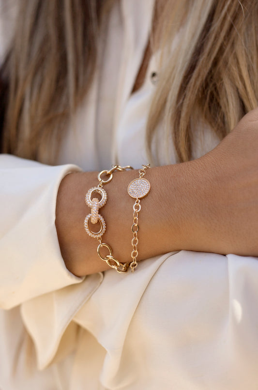 Golden Hour Flex Snake Chain Stretch Bracelet Set – Ettika