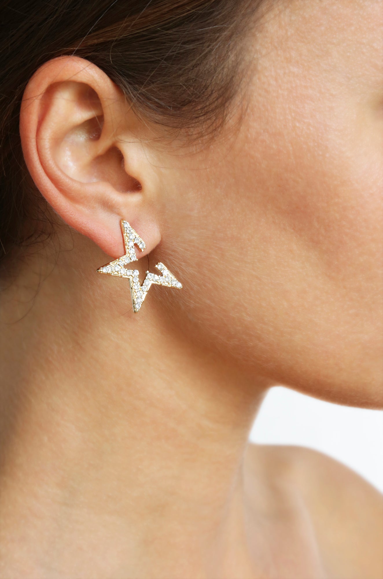 Star Light Earrings In Gold Ettika