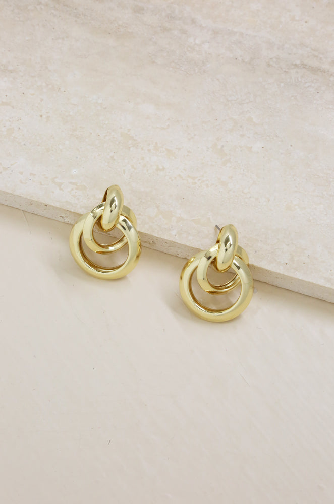 18k gold earrings