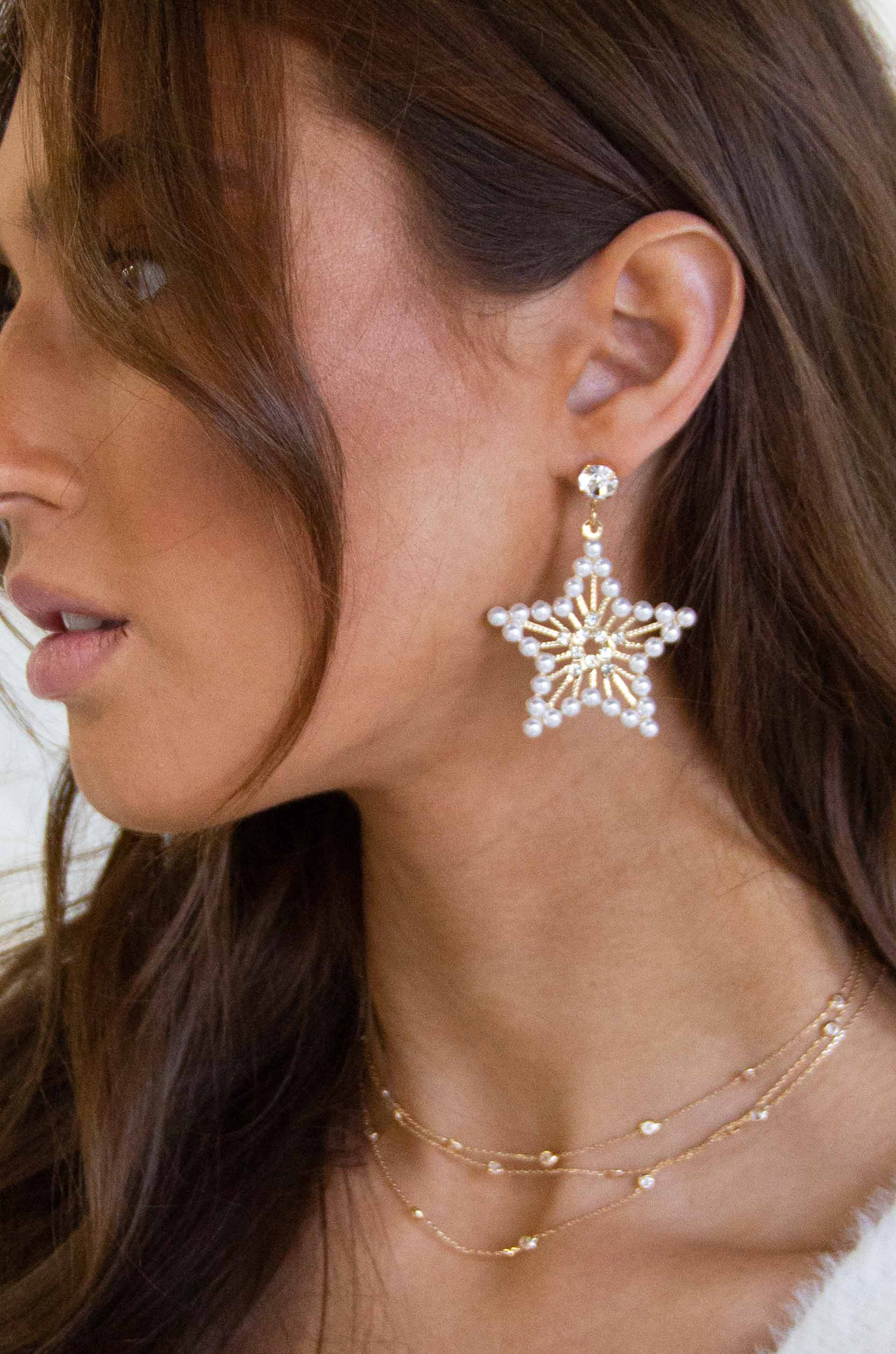 Silver Star Earrings | Sterling Silver Star Earrings | KookyTwo