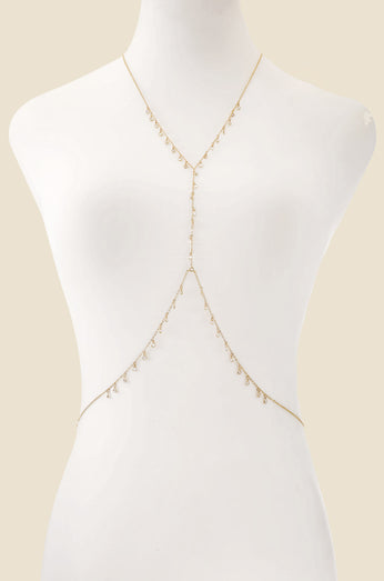 CCbodily Rhinestone Tops for Women - Body Chains India