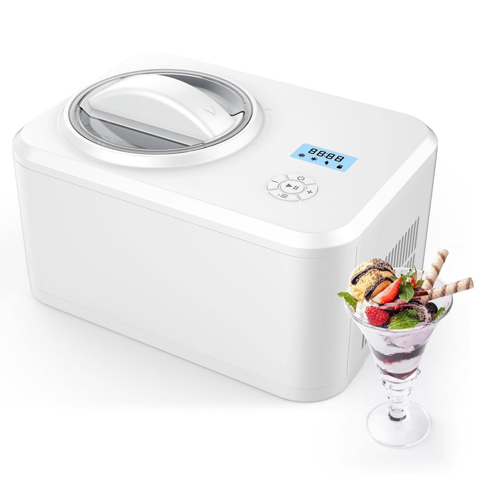 1.5L 2 in 1 Yogurt and Ice Cream Maker IC3915Y - free village product image