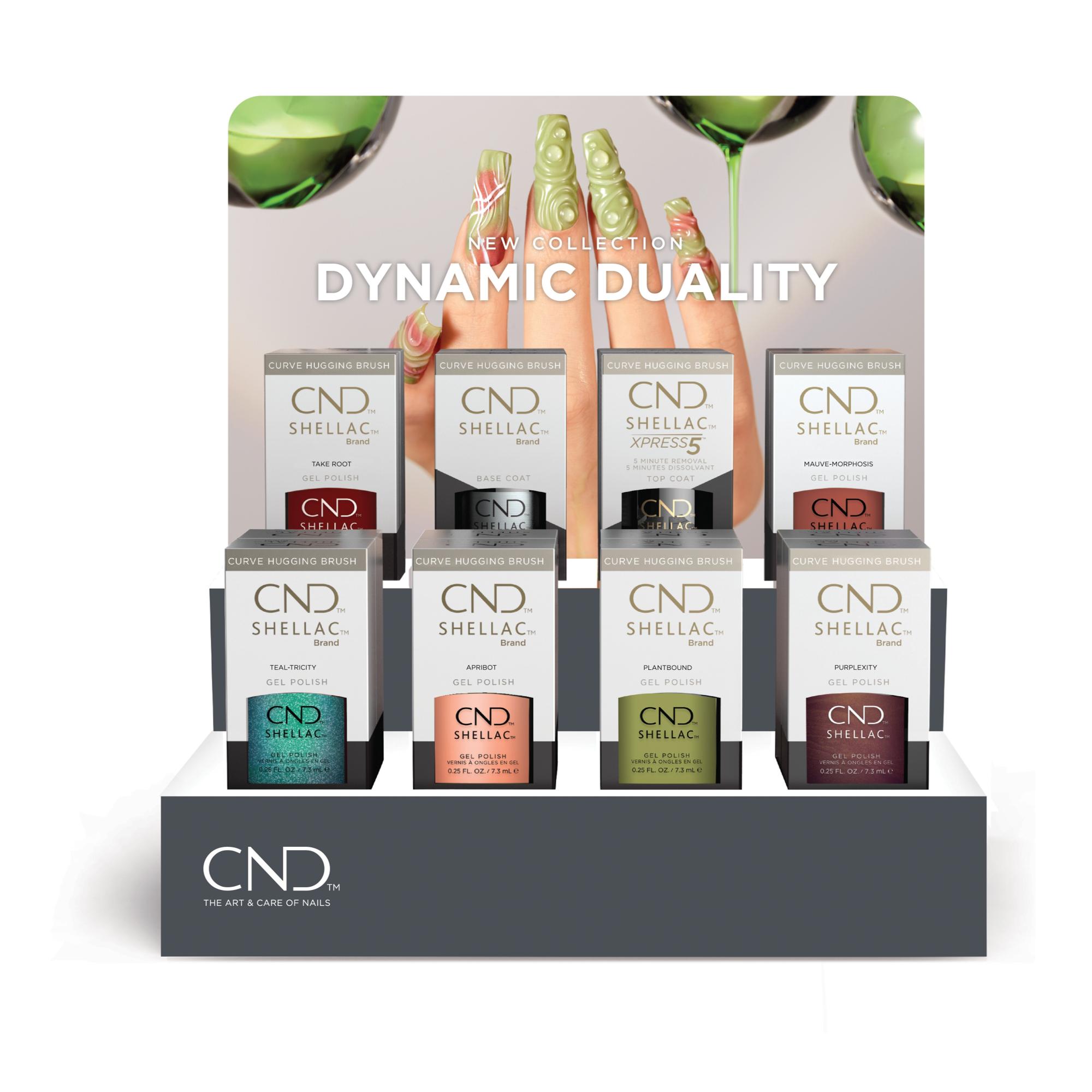 CND Shellac, Dynamic Duality, POP Display, 16 pc