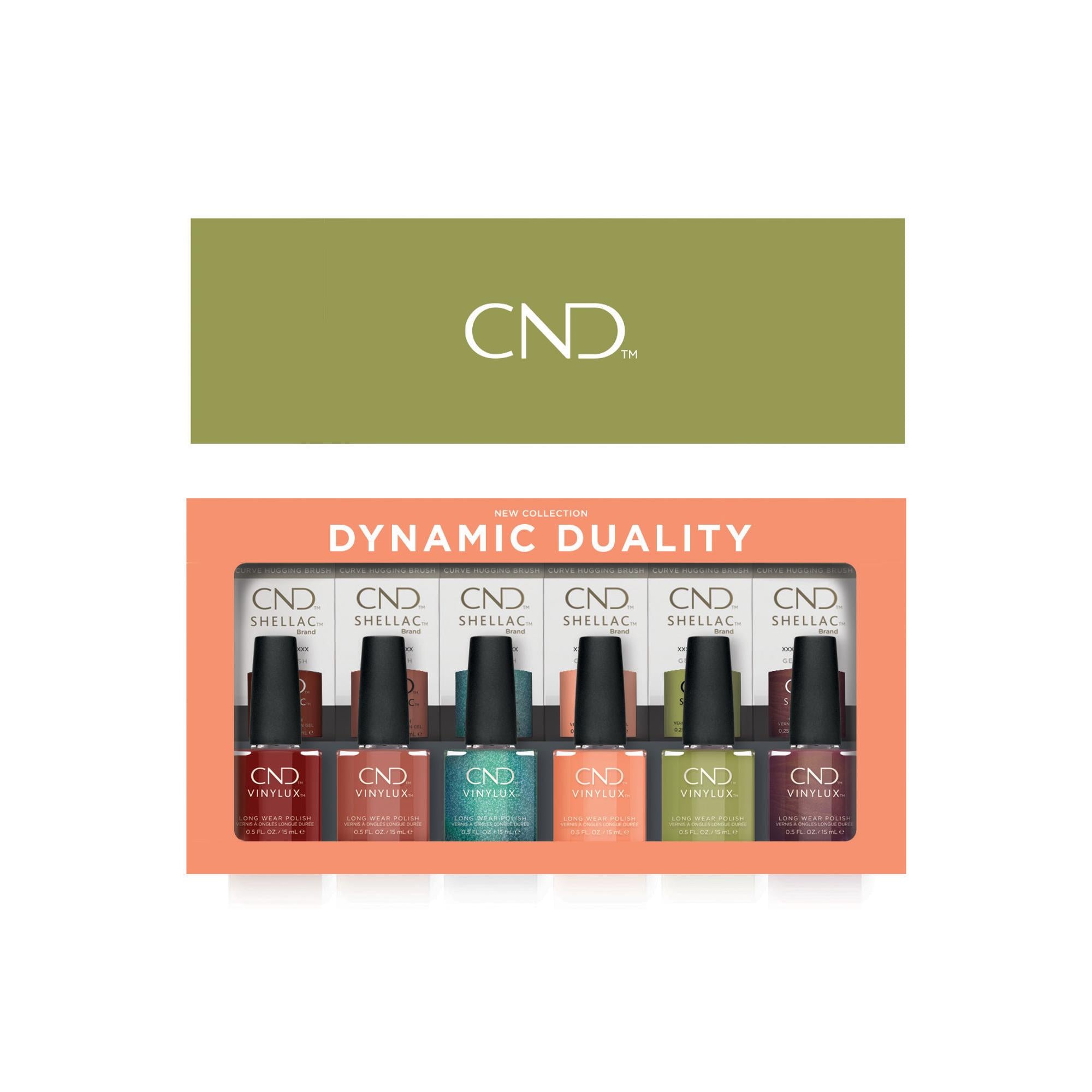 CND Shellac & Vinylux, Prepack, Dynamic Duality, 12 pc
