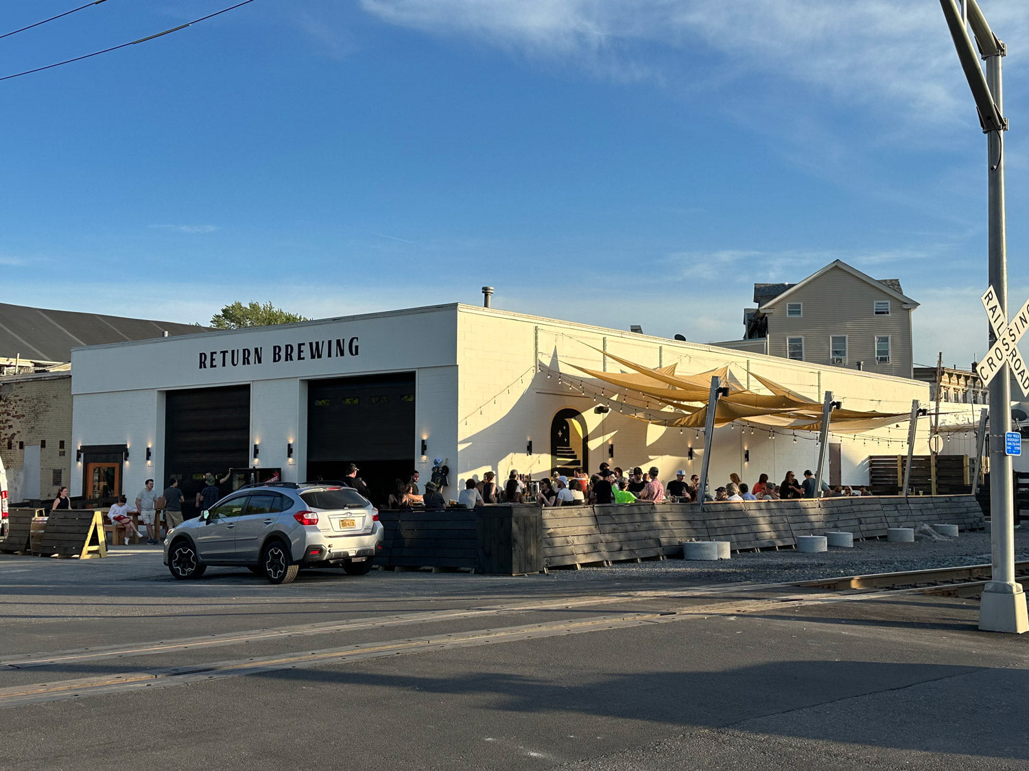 Return taproom and gallery