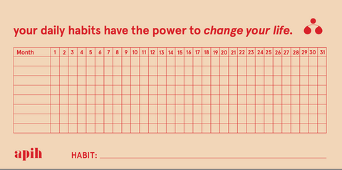 Habit tracker by Apih