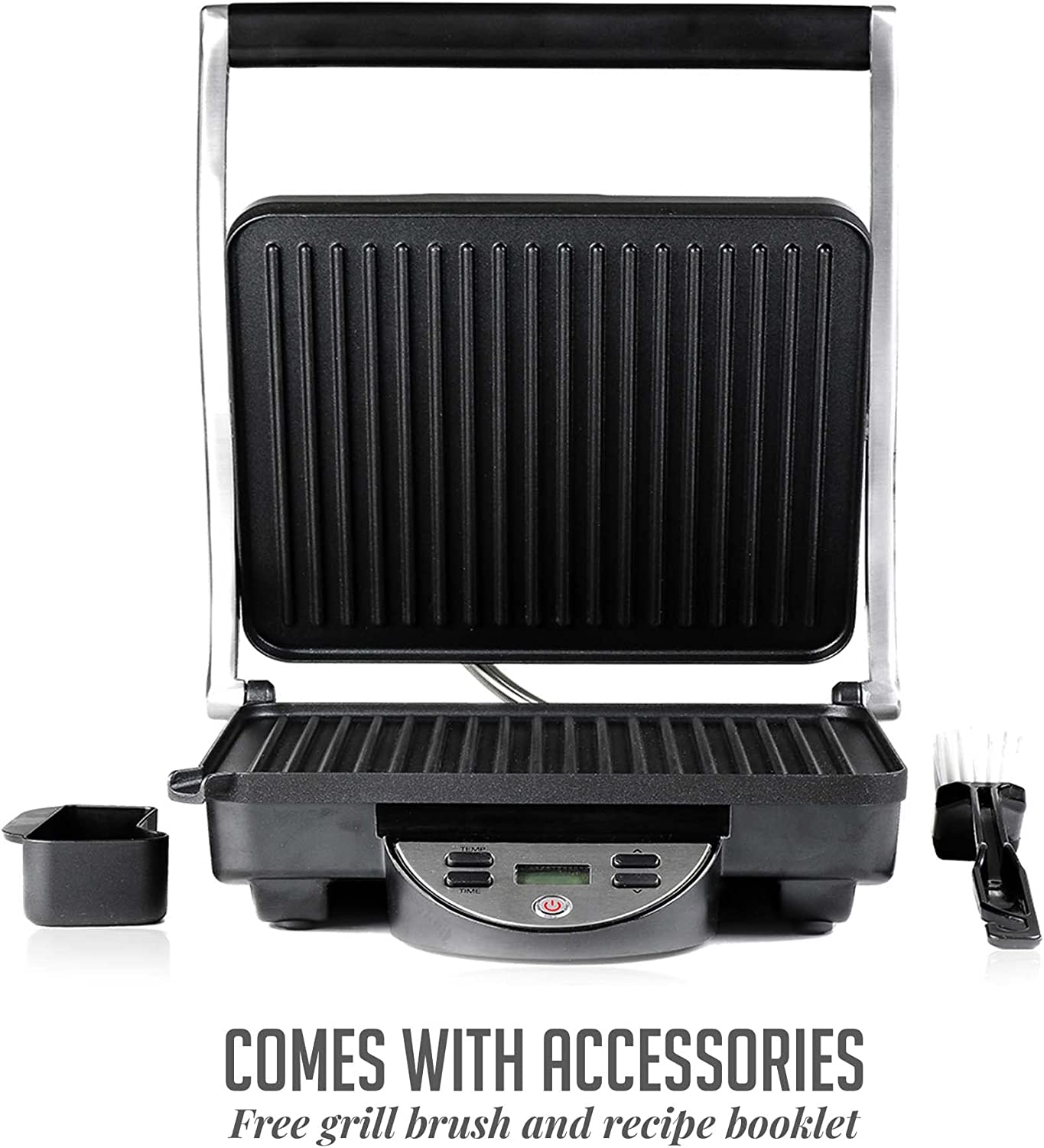 reservoir Recensent atomair Ovente Electric Indoor Panini Press Grill with Non-Stick Double Cookin –  Beyondala