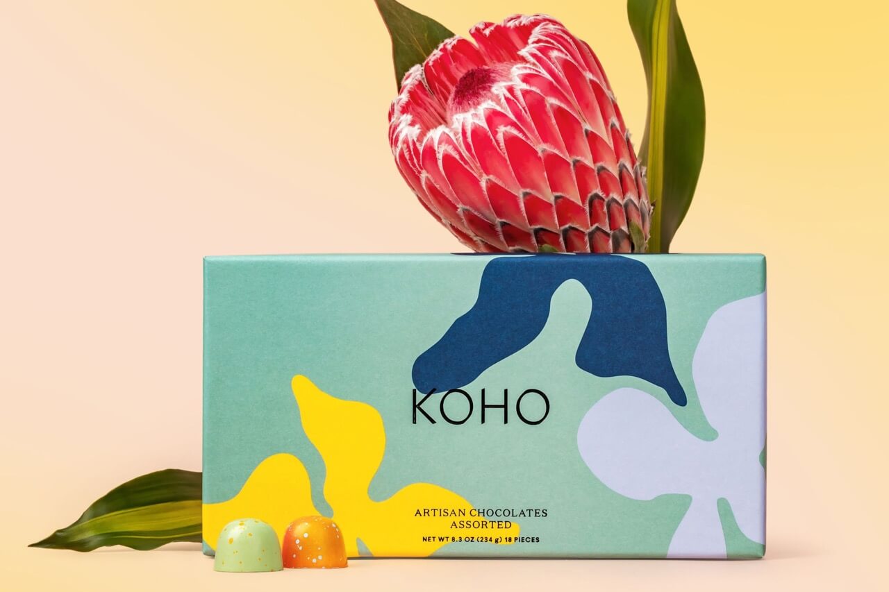 KOHO Chocolates Voyager Green 18-Piece Assortment