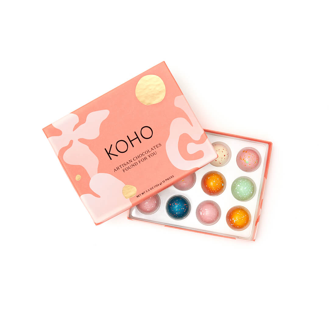 KOHO Chocolates Explorer Spring 12-Piece Assortment