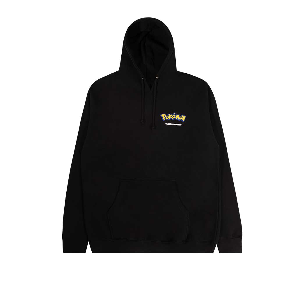 The Hundreds x Pokemon Kanto P/O Hoodie - Black | Boarders