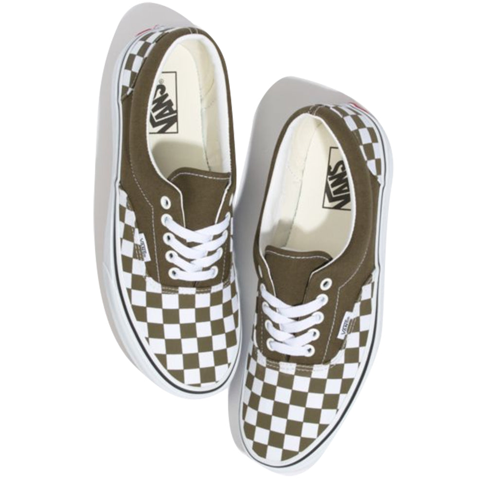 Vans Era Checkerboard - Beech/ True White |