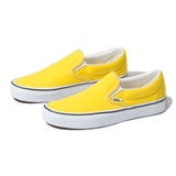 vans slip ons yellow