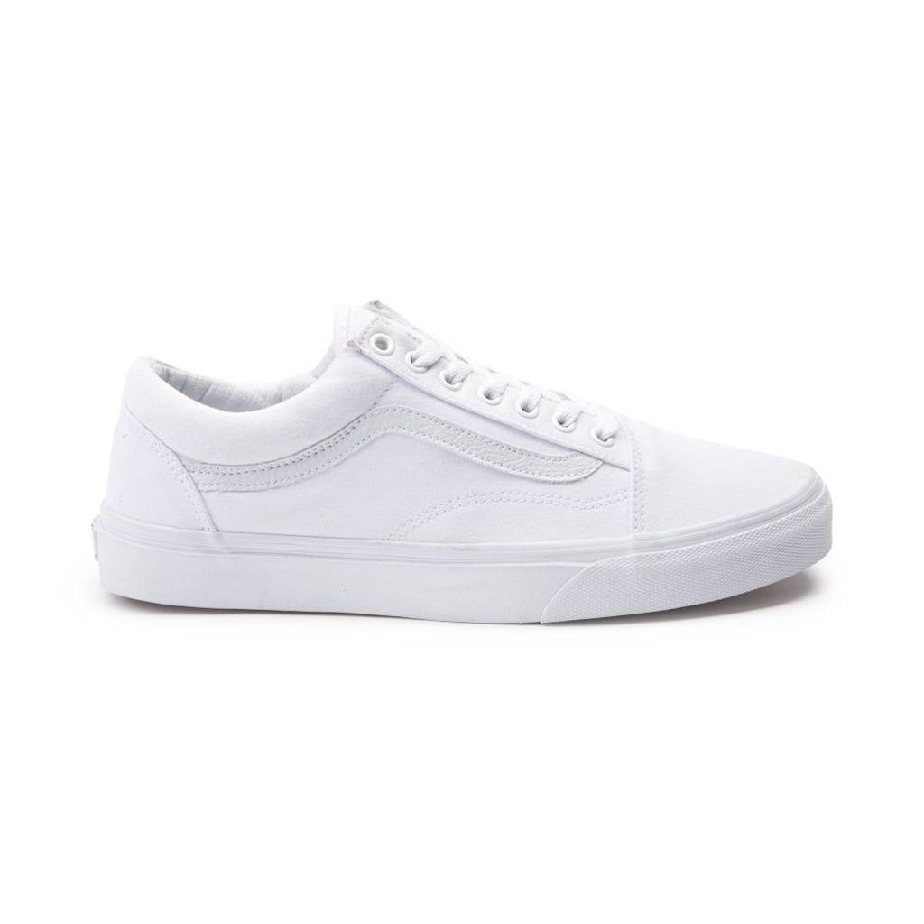 true white vans old skool