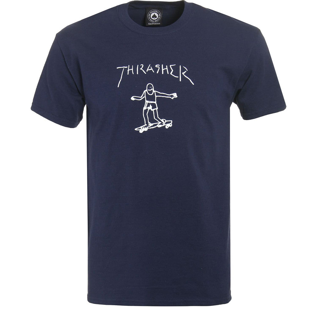 Thrasher Gonz T-Shirt - Navy | Boarders