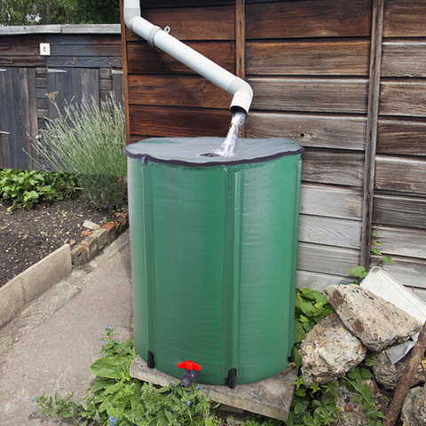 Rain Barrel - 50 Gallon Portable Collapsible Water Collector