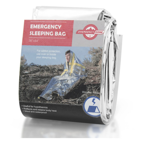 Survival Blanket - Emergency Reflective Sleeping Bag Hiking Survival