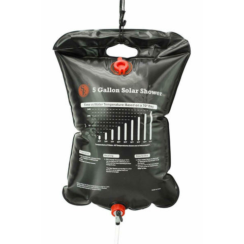 5 Gallon Solar Shower - Portable Camping Heated Bag